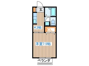 アネックス八木山の物件間取画像